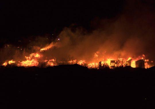 Work Trucks Drive Marshall Fire Rebuild